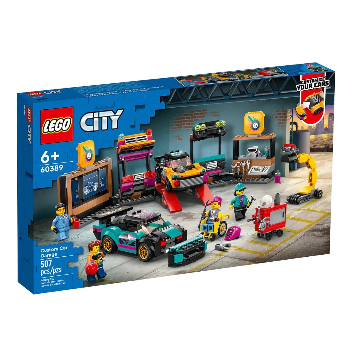 LEGO City Garagem Para Carro Personalizado 60389