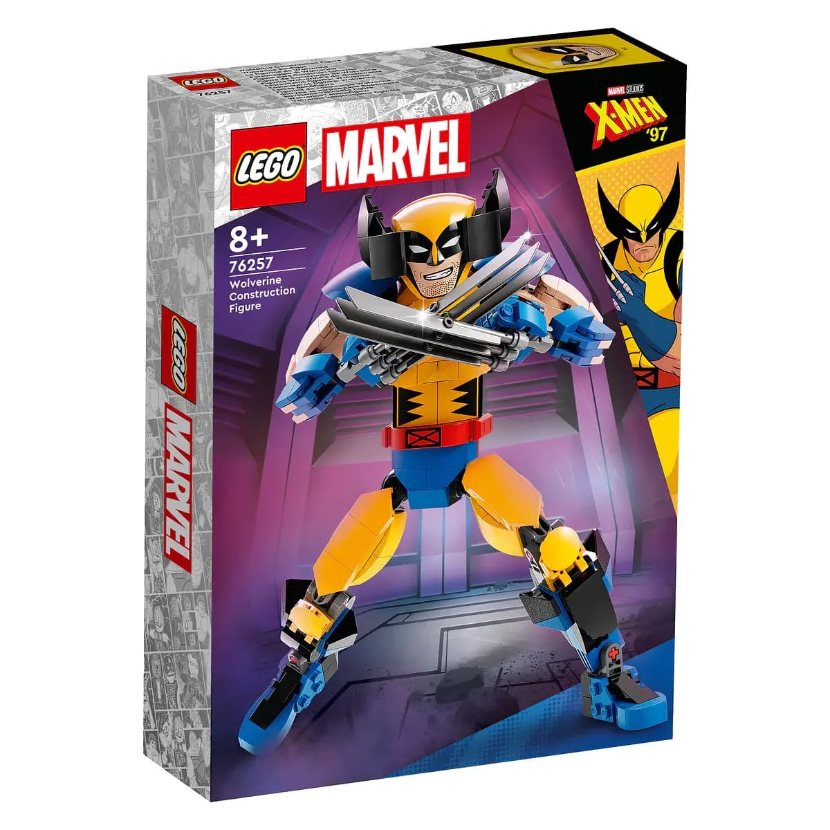 LEGO Marvel: Figura de Construção de Wolverine Idades 8+ 327 Peças - 76257