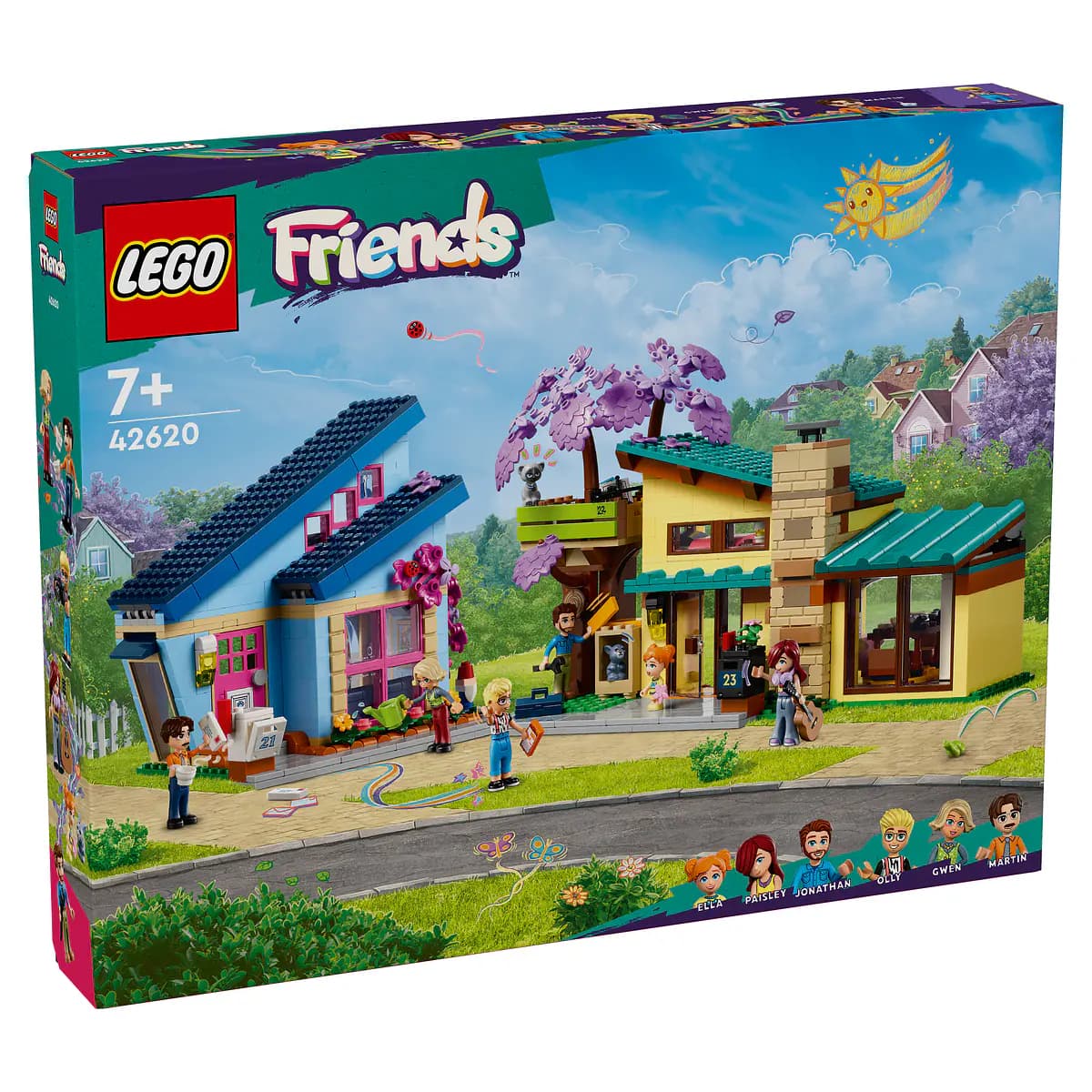 LEGO Friends Casas de Família do Olly e da Paisley - 42620