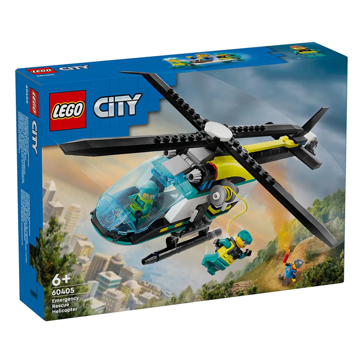 Lego Helicóptero de Resgate City 6+