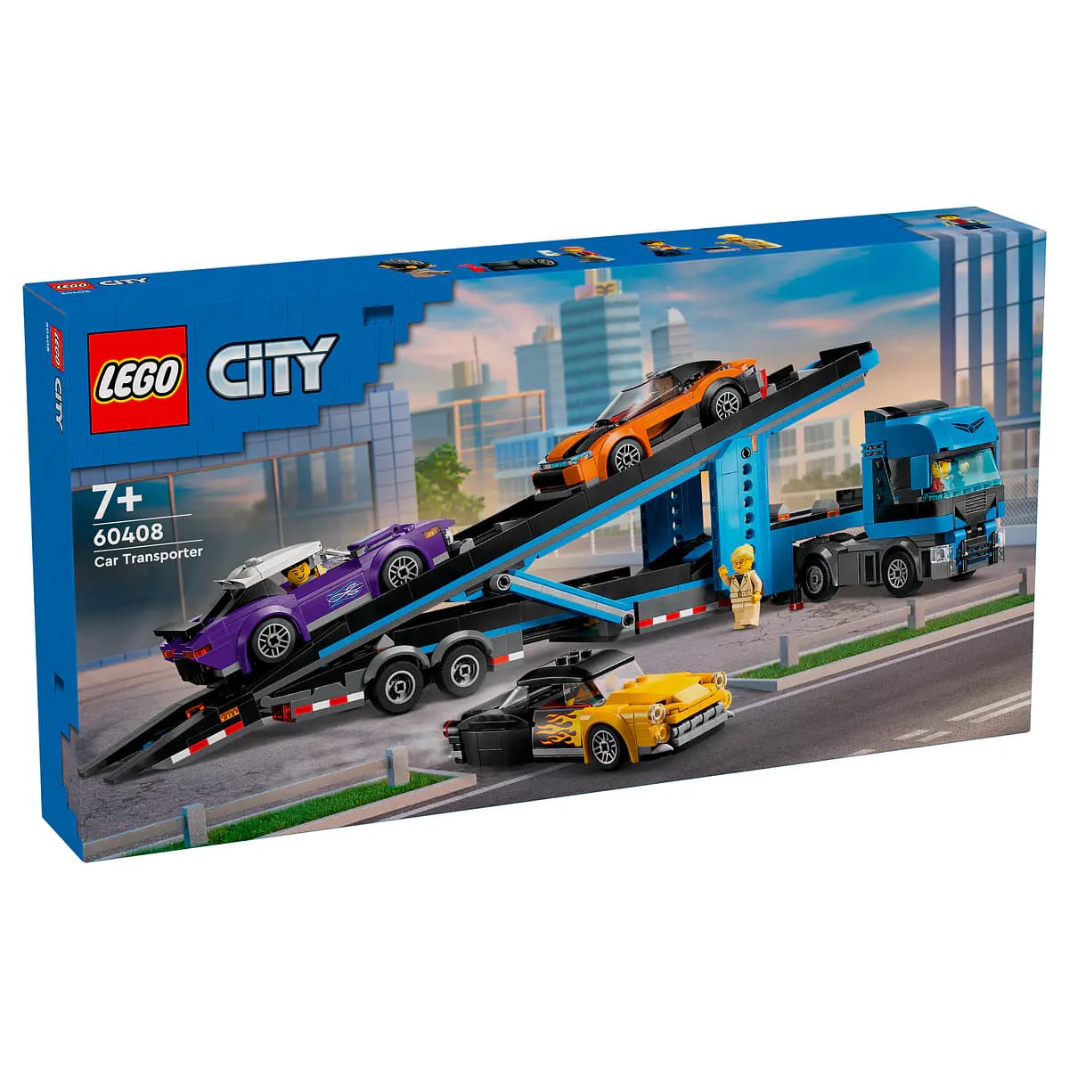 LEGO City Camião Transportador de Carros com Carros Desportivos - 60408