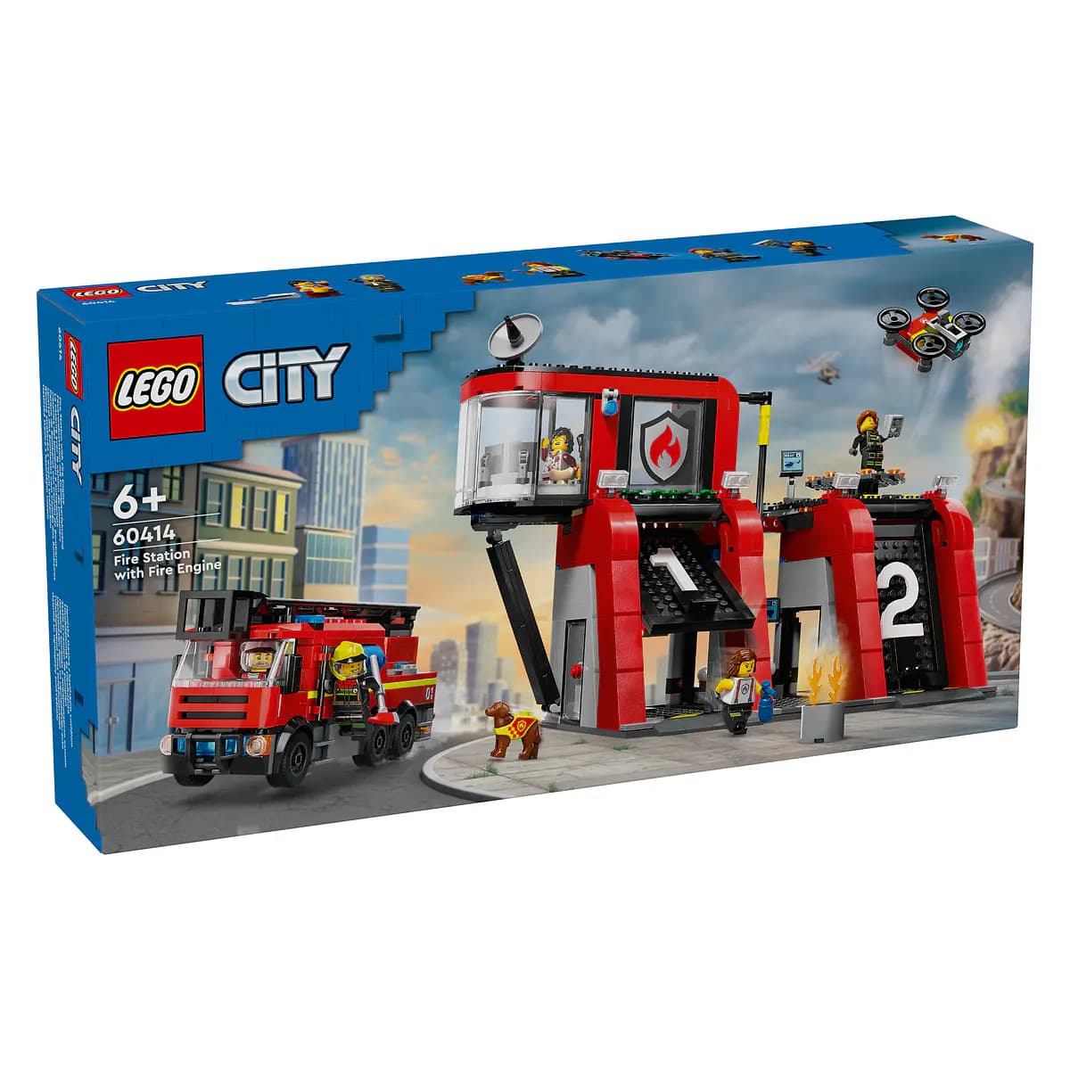 LEGO City Quartel dos Bombeiros com Camião dos Bombeiros - 60414