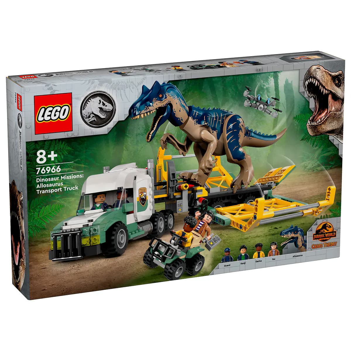 LEGO Jurassic World Missões de Dinossauros: Camião de Transporte de Alossauro - 76966