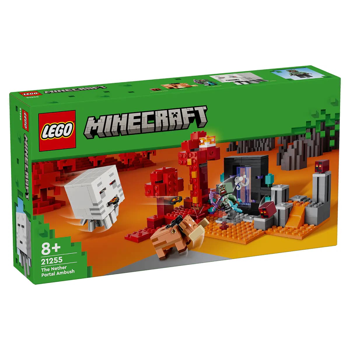 LEGO Minecraft A Emboscada do Portal do Nether - 21255