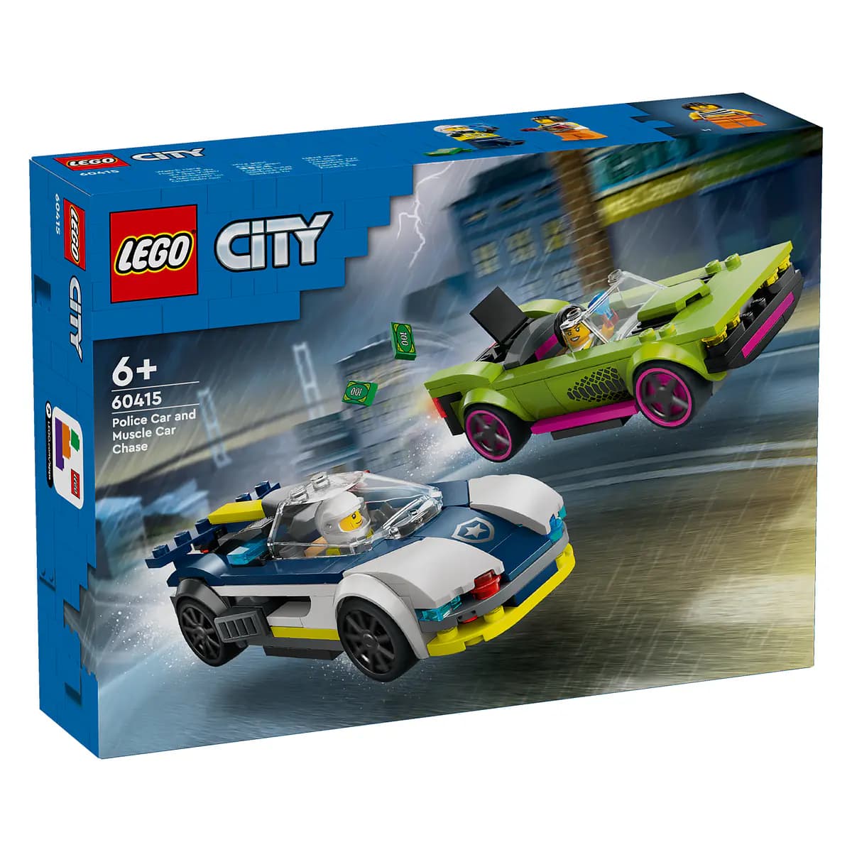 LEGO City Perseguição de Carro da Polícia a Muscle Car - 60415