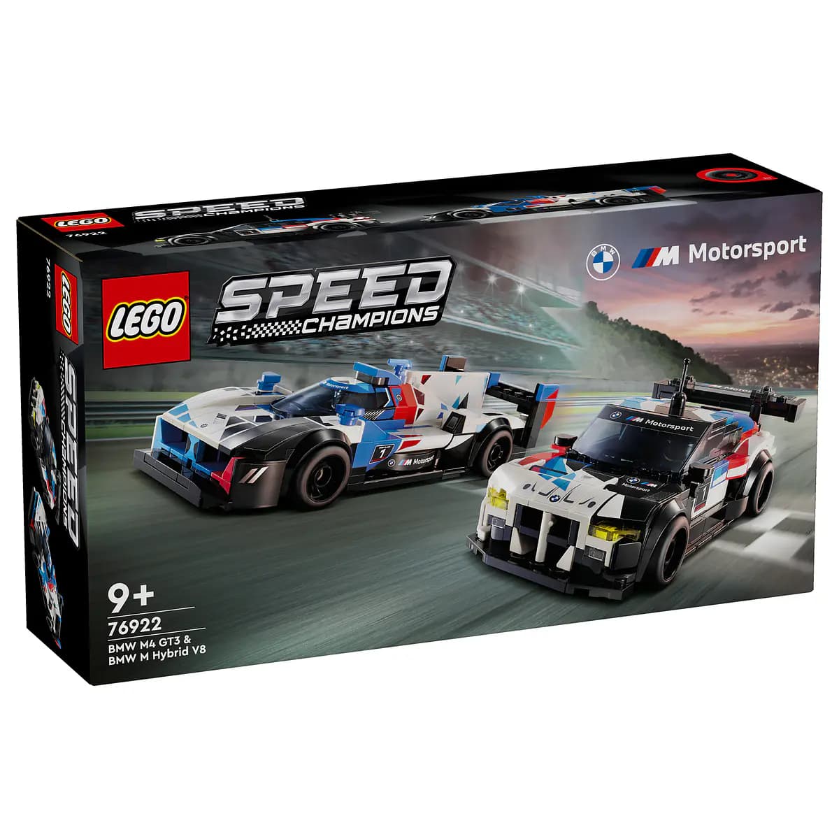 LEGO Speed Champions Carros de Corrida BMW M4 GT3 e BMW M Hybrid V8 - 76922