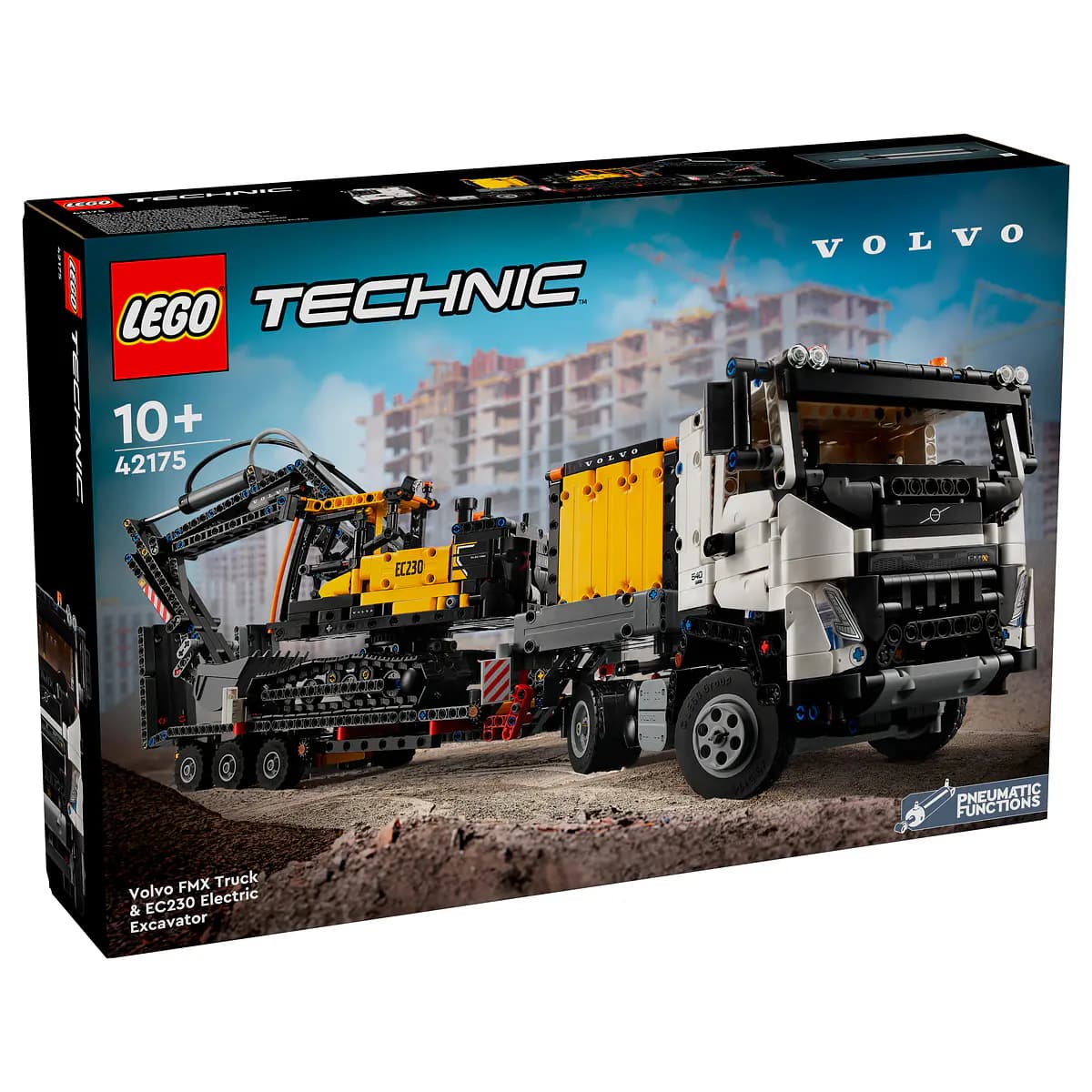 LEGO Technic Camião Volvo FMX e Escavadora Elétrica EC230 - 42175