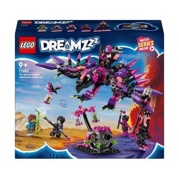 LEGO DREAMZzz Criaturas Assombrosas da Bruxa do Nunca - 71483