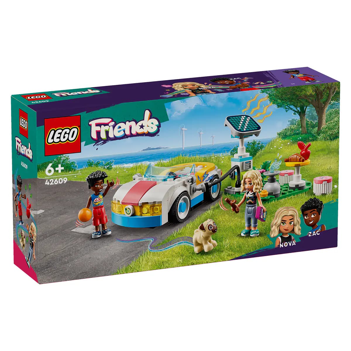 LEGO Friends Carro Elétrico e Carregador - 42609