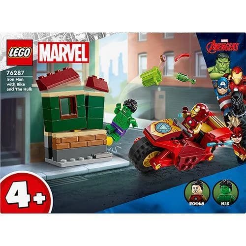 LEGO Marvel Super Heroes Iron Man com Mota e Hulk - 76287