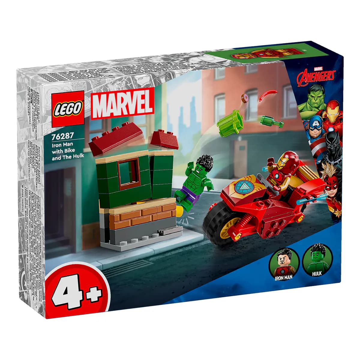 LEGO Marvel Super Heroes Iron Man com Mota e Hulk - 76287