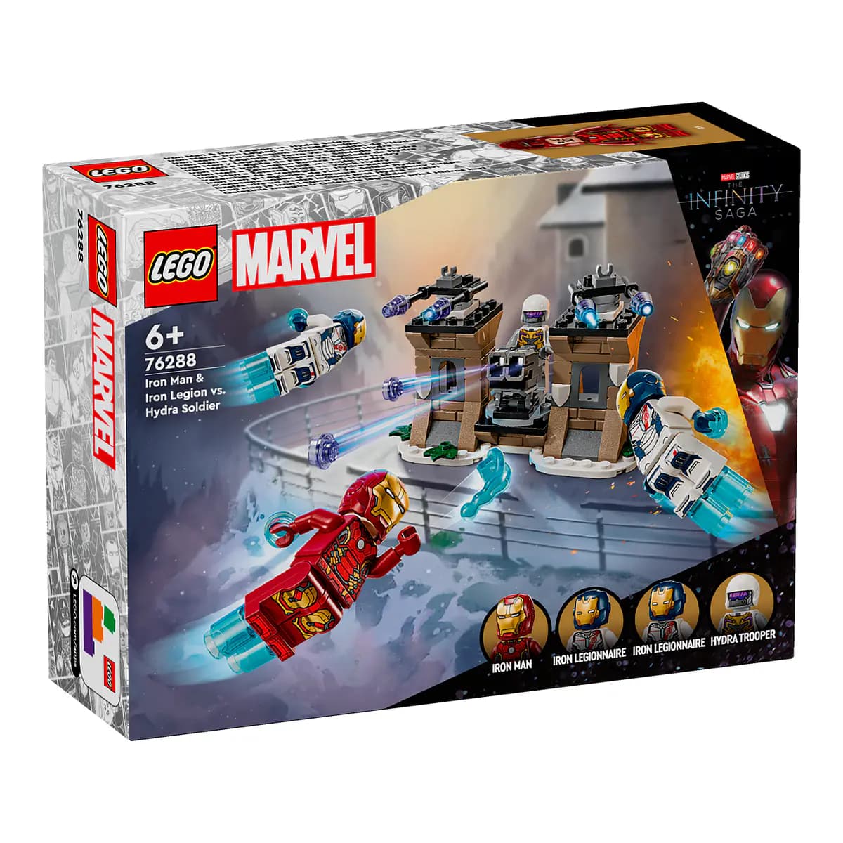 LEGO Marvel Super Heroes Iron Man e Legião de Ferro vs. Soldado da Hydra - 76288