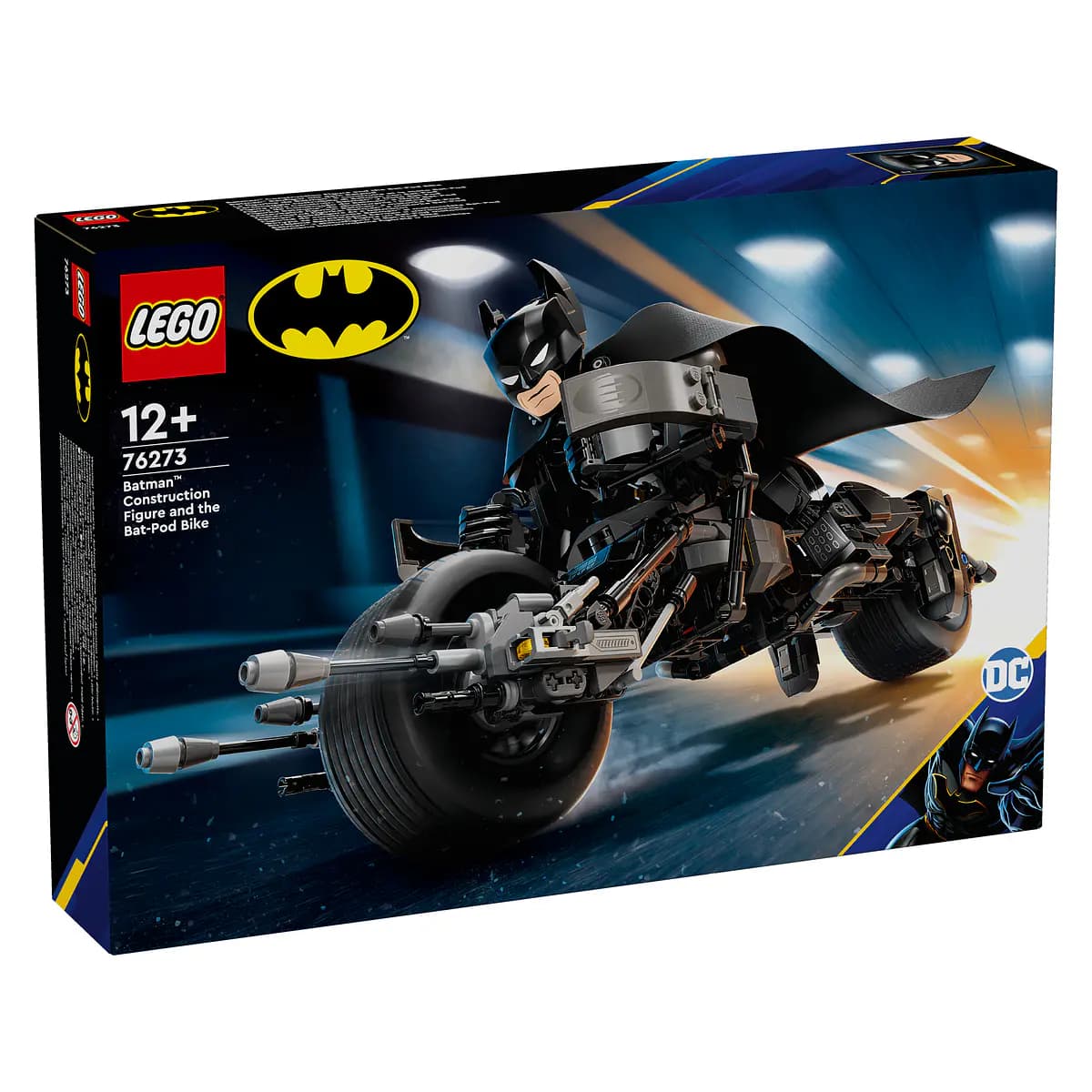 LEGO DC Comics Super Heroes Figura de Construção do Batman e Mota Bat-Pod - 76273