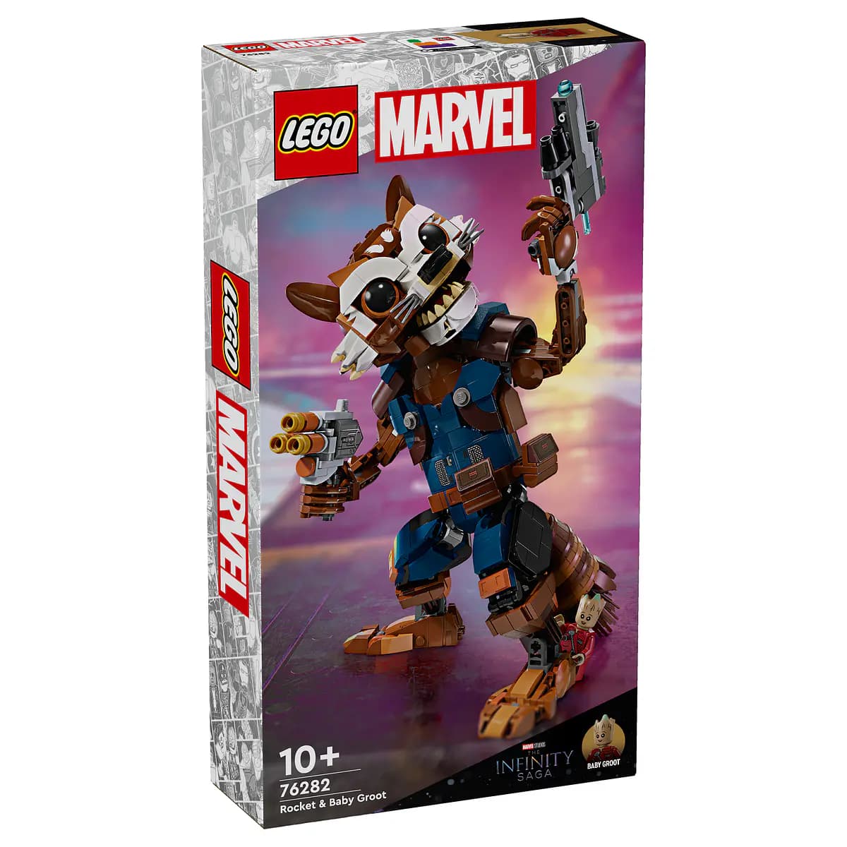 LEGO Marvel Super Heroes Rocket e Groot Bebé - 76282