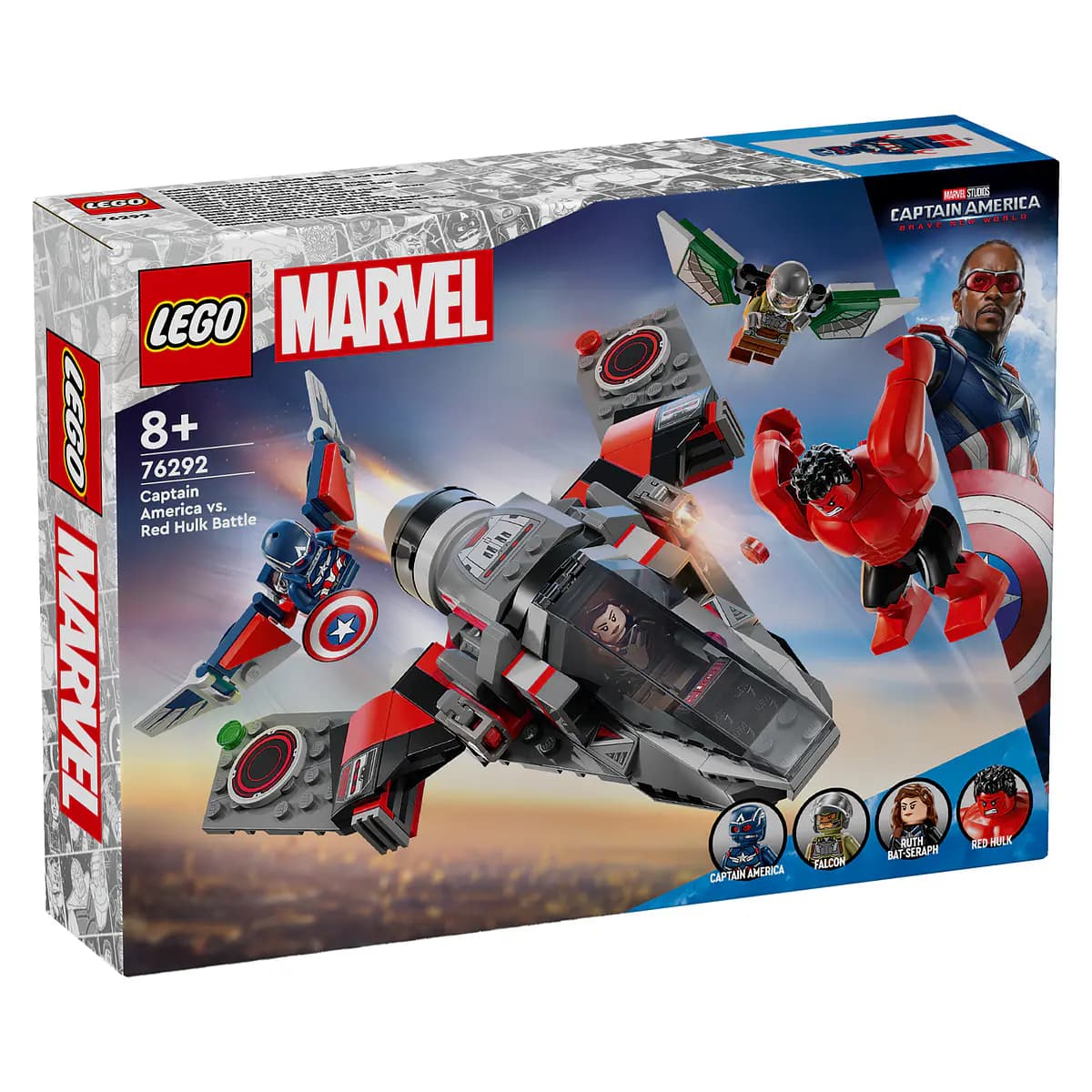 LEGO Marvel Capitão América contra Red Hulk - 76292