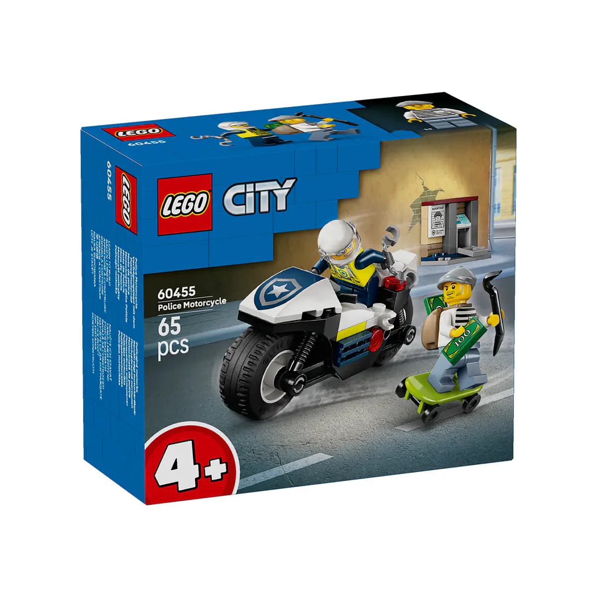 LEGO City Perseguição com Mota da Polícia - 60455