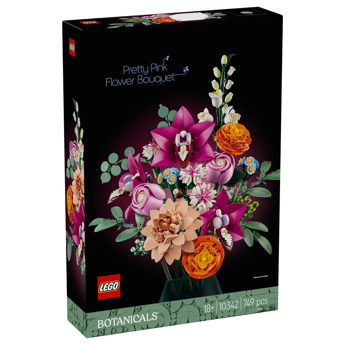 LEGO The Botanical Collection Buquê de Flores Cor-de-Rosa Elegante - 10342