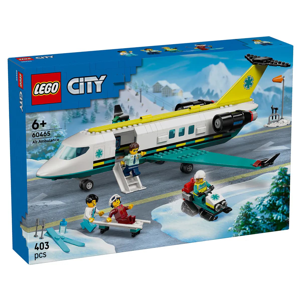 LEGO City Avião de Ambulância Aérea de Emergência - 60465