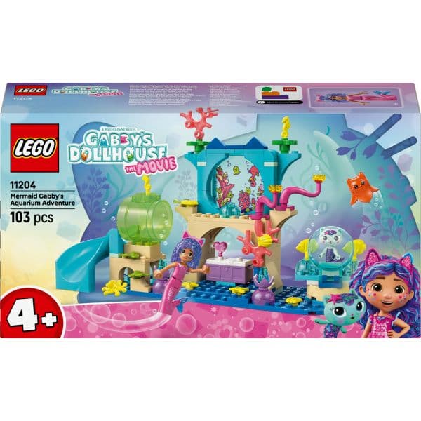 LEGO Gabby´s Dollhouse Aventura no Aquário da Gabby Sereia - 11204