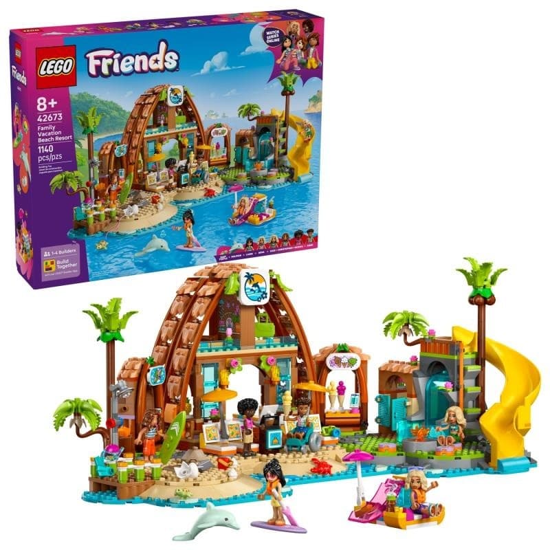 LEGO Friends Resort de Praia de Férias em Família - 42673
