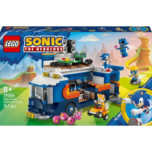 LEGO Sonic The Hedgehog Camião de Comando Team Sonic - 77006