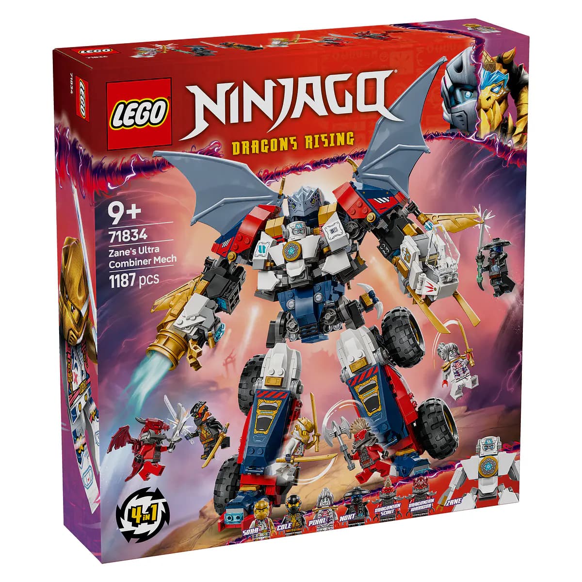 LEGO Ninjago Robô Ultra Combinador do Zane - 71834