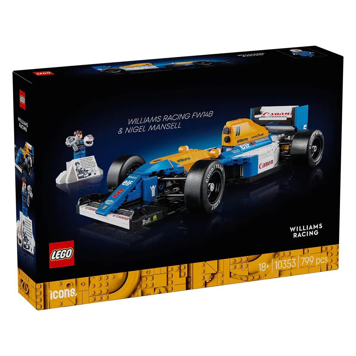 LEGO Icons Williams Racing FW14B e Nigel Mansell - 10353