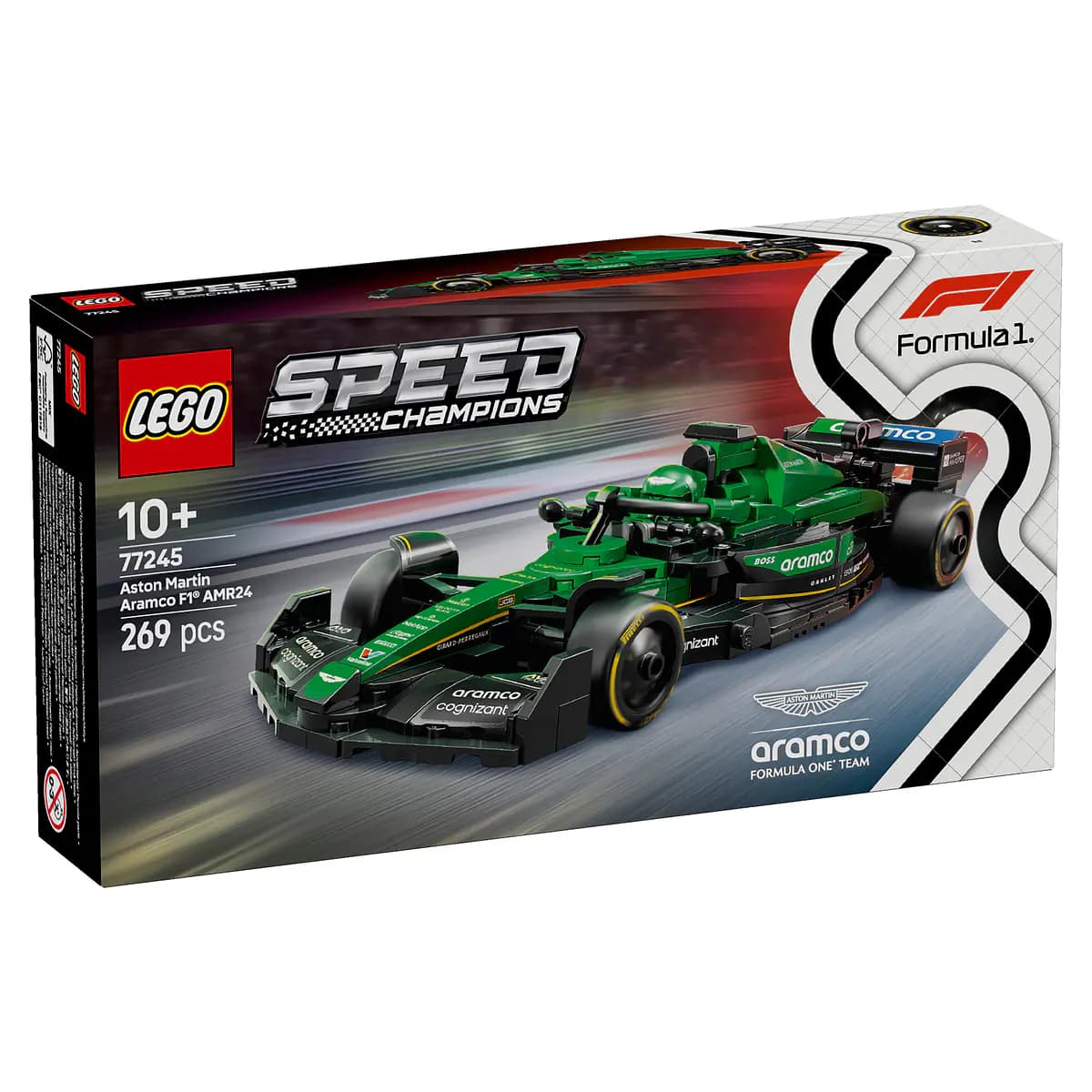 LEGO City Carro de Corrida Aston Martin Aramco F1® AMR24 - 77245