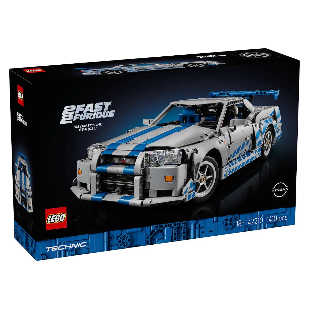 LEGO Technic Velocidade Furiosa Carro Nissan Skyline GT-R (R34) - 42210