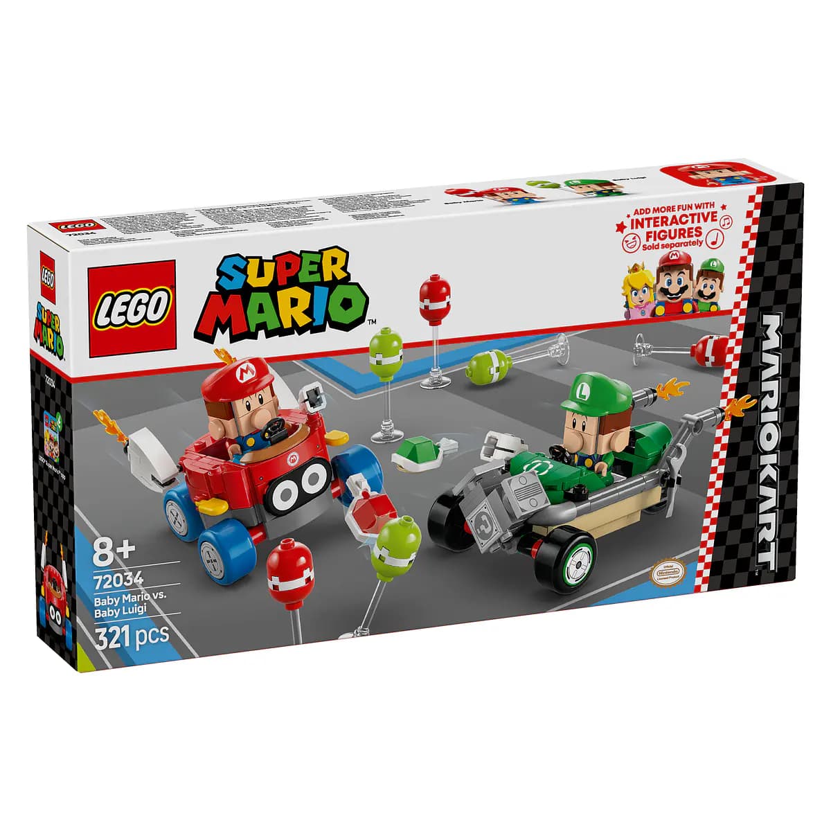 LEGO Mario Kart Mario Bebé contra Luigi Bebé - 72034