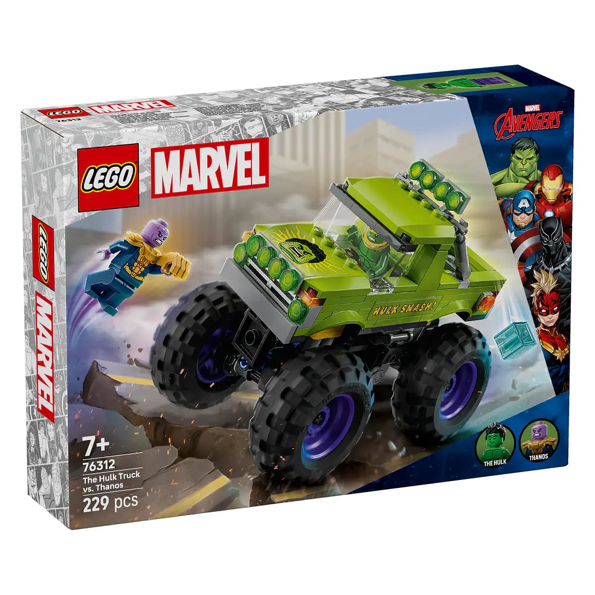 LEGO Marvel Super Heroes Marvel Hulk Truck Vs. Thanos - 76312