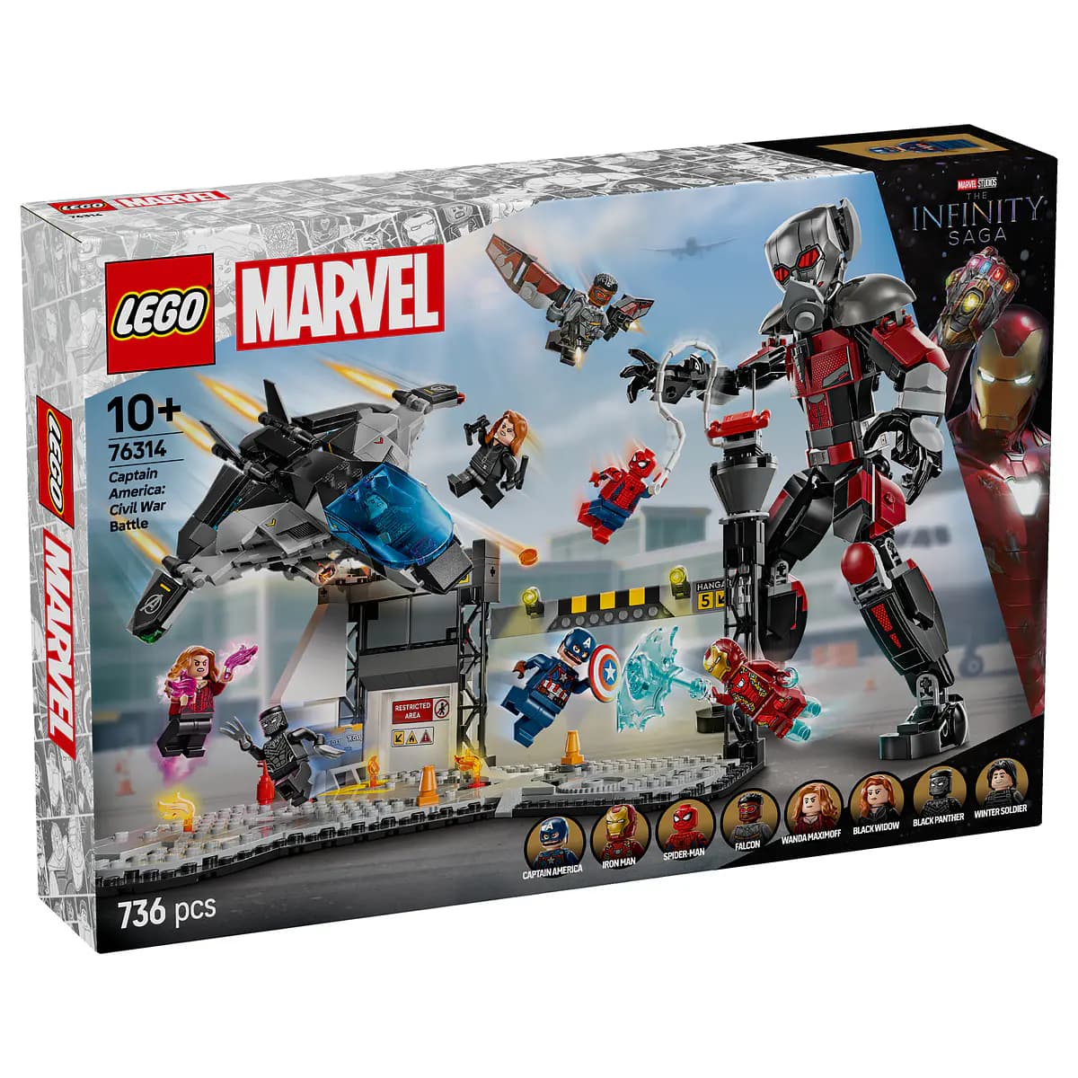 LEGO Marvel Capitão América: Guerra Civil – Ação da Batalha - 76314