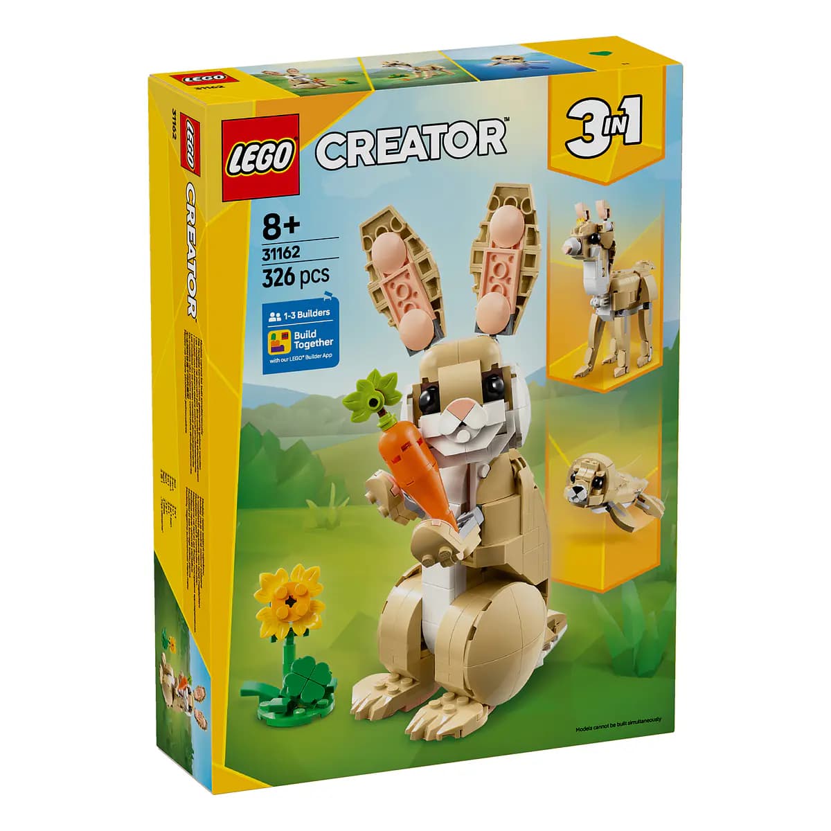 LEGO Creator 3 em 1 Coelhinho Adorável - 31162