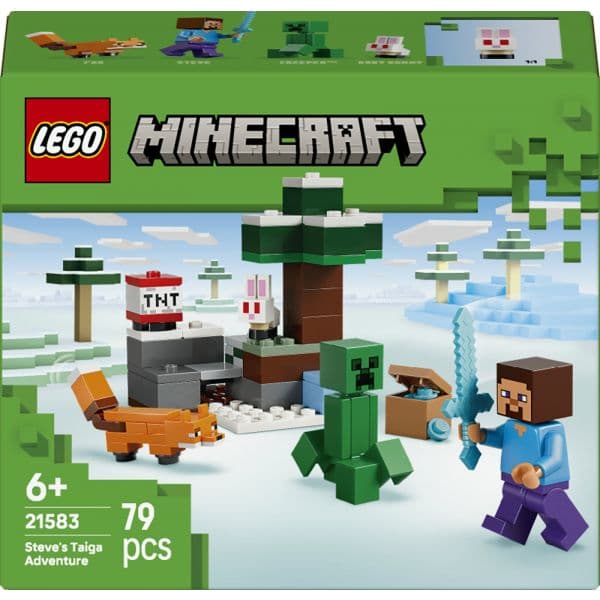 LEGO Minecraft Aventura em Taiga do Steve - 21583