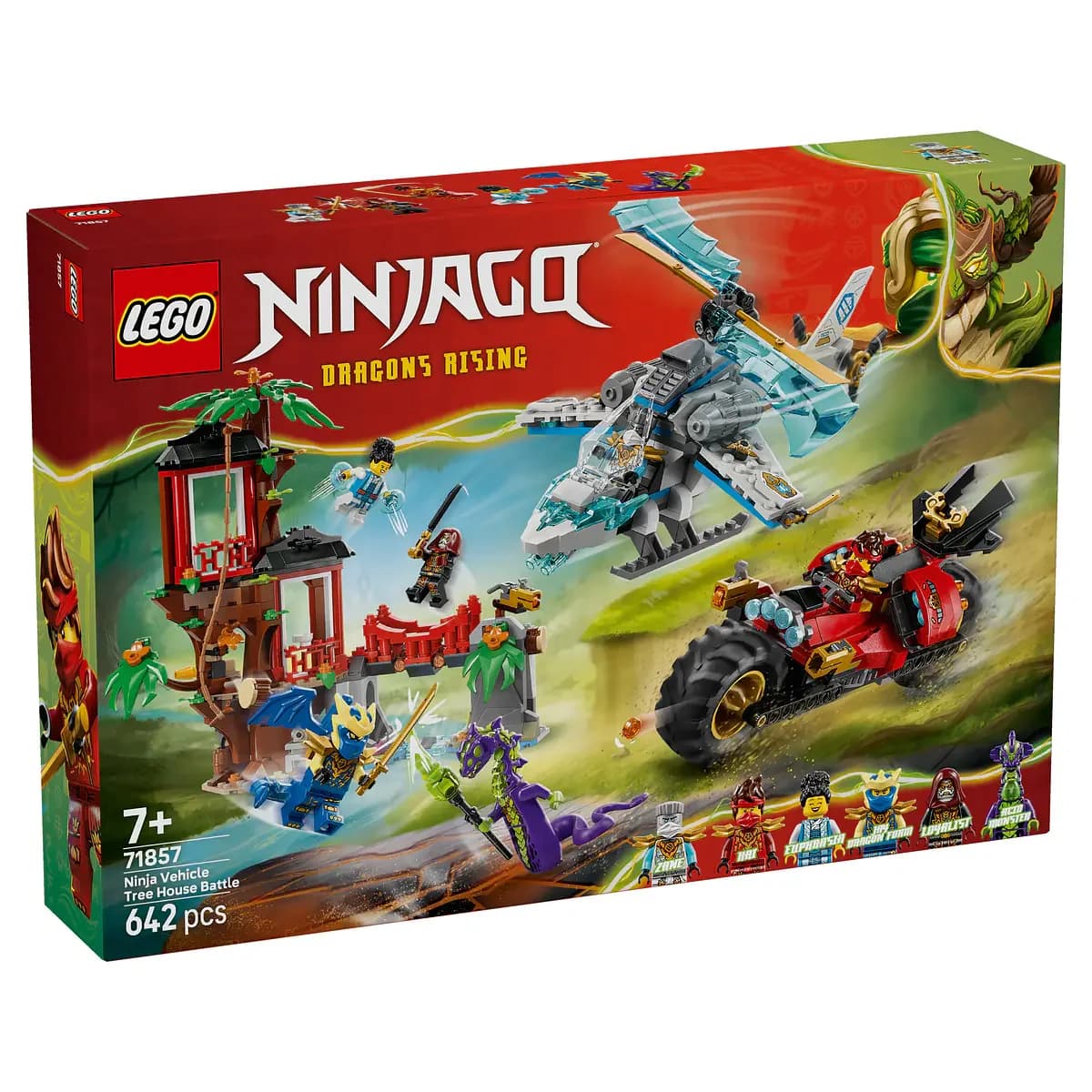 LEGO Ninjago Batalha na Casa da Árvore com Veículos Ninja - 71857