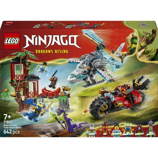 LEGO Ninjago Batalha na Casa da Árvore com Veículos Ninja - 71857