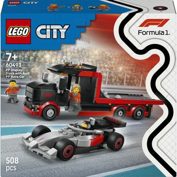 LEGO City F1 Display Truck com Audi F1 Race Car - 60493