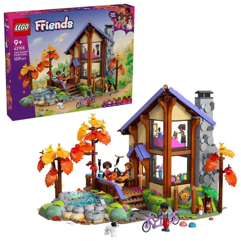 LEGO - CABANA DE OUTONO ACONCHEGANTE NA FLORESTA 42705