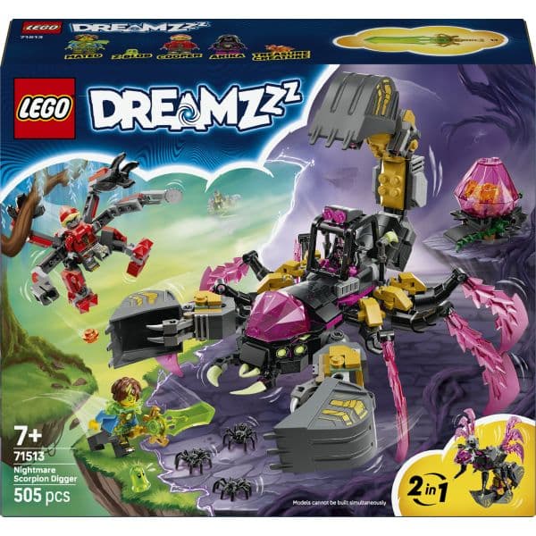 LEGO DREAMZzz Escavadora Escorpião dos Pesadelos - 71513