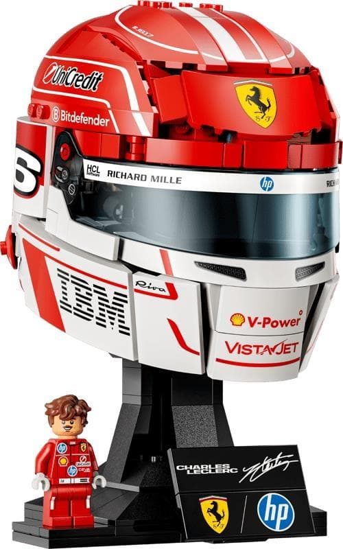 LEGO - CAPACETE SCUDERIA FERRARI HP DE CHARLES LECLERC 43014