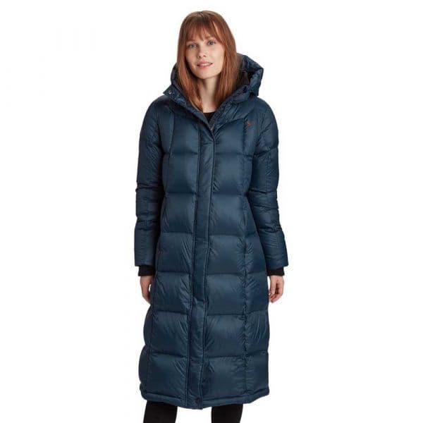 Nordisk Saga Extra Long Puffa Jacket Azul M Mulher