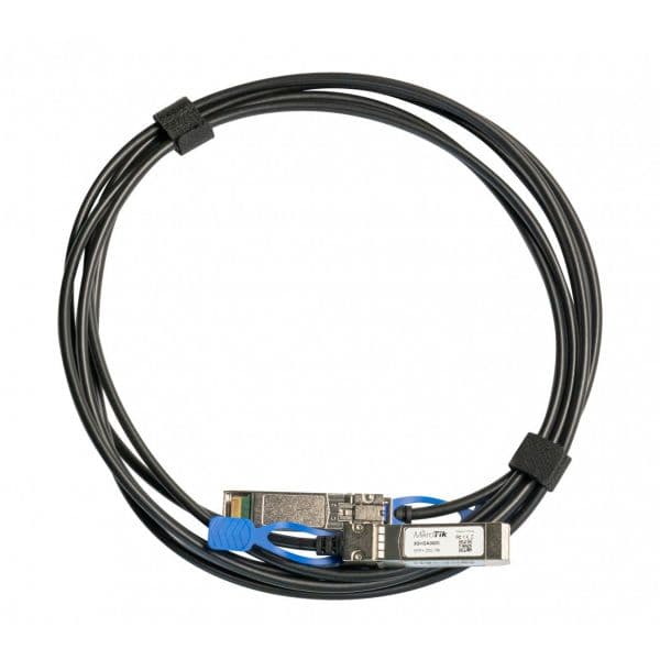 MikroTik XS+DA0001 Cabo DAC SFP/SFP+/SFP28 1m Black