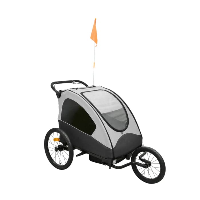 Atrelado Multifunções BabyTrold Roadrunner Black/Grey
