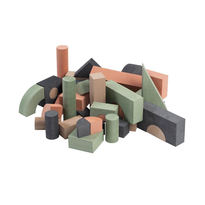 Blocos de Construção BabyTrold Foam blocks antracite