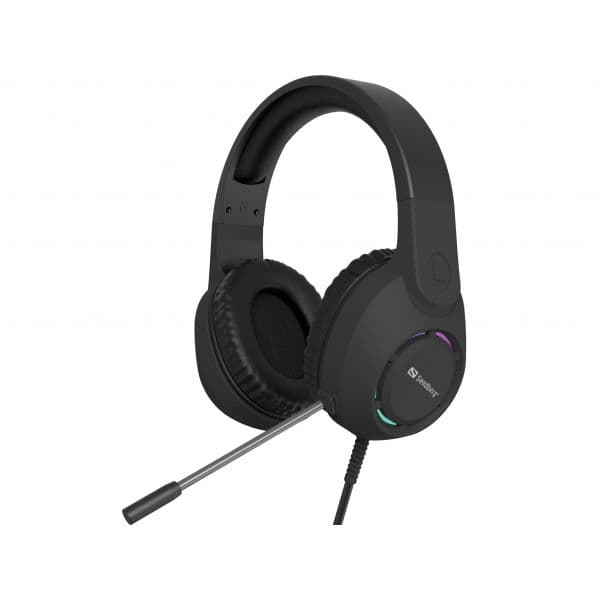Sandberg BossBlaster 126-49 Auscultadores Gaming USB Tipo A Pretos com LED