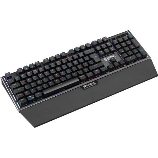 Sandberg FireStorm AZERTY Belga Preto