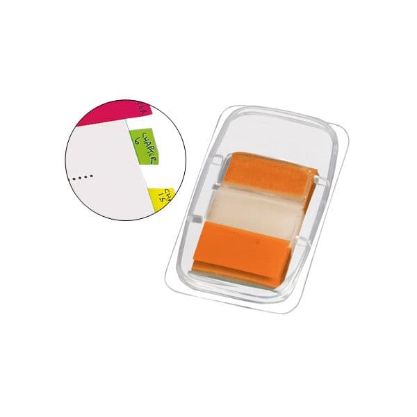 Q-Connect Dispensador 50 Separadores Index Laranja - KF03636
