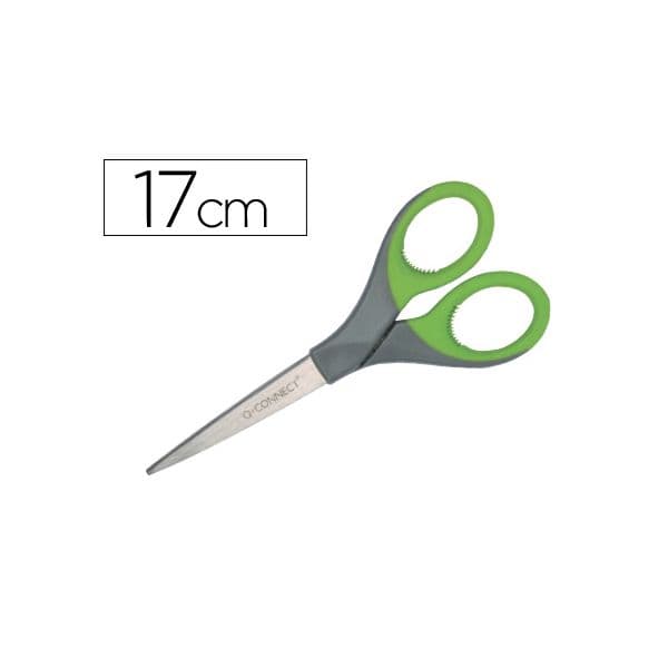 Q-Connect Tesoura Mango Caucho 7' 17cm - KF03986