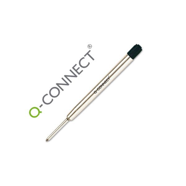 Q-Connect Carga Esferográfica tipo Parker Preta 0.7mm - 080051
