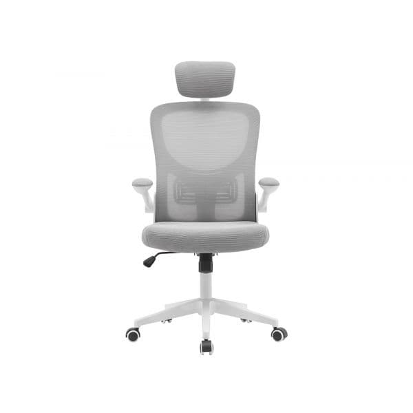 Q-Connect Cadeira Palermo Branco/Cinza